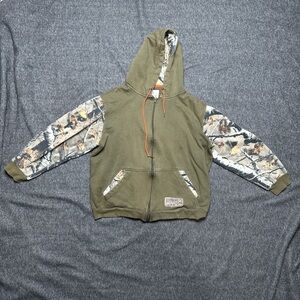 Legendary Whitetails Green camo hoodie with Camouflage Sleeves